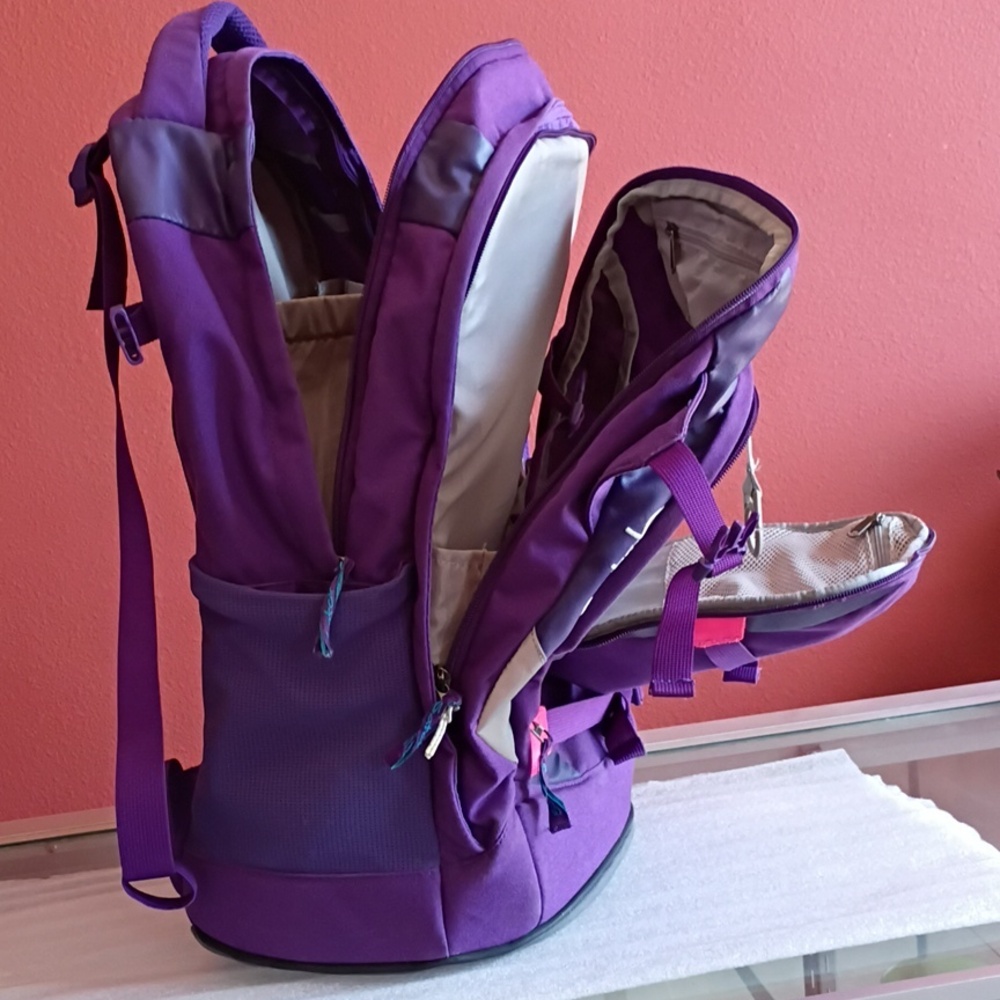 Satch Purple Backpack with Pink Accents - Picture 12 of 13